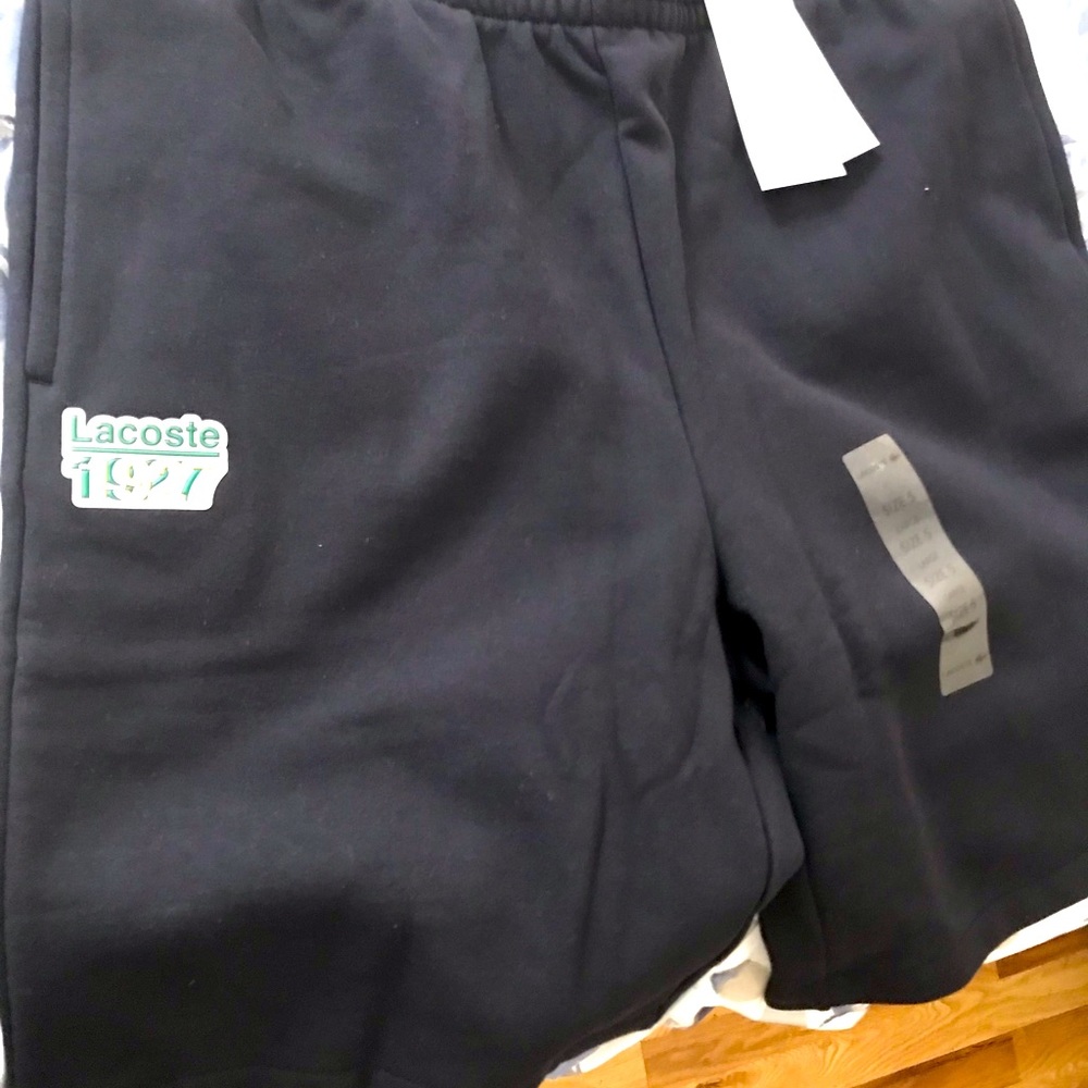 Lacoste Navy blue cotton shorts